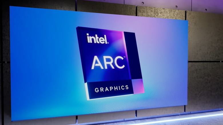 Intel Arc graphics official artwork.