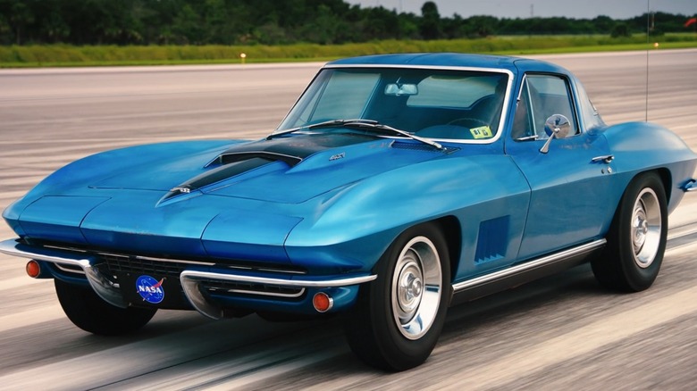 James May drives Neil Armstrong's 1967 Corvette Sting Ray in The Grand Tour