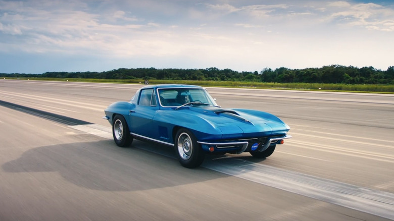 James May drives Neil Armstrong's 1967 Corvette Sting Ray in The Grand Tour