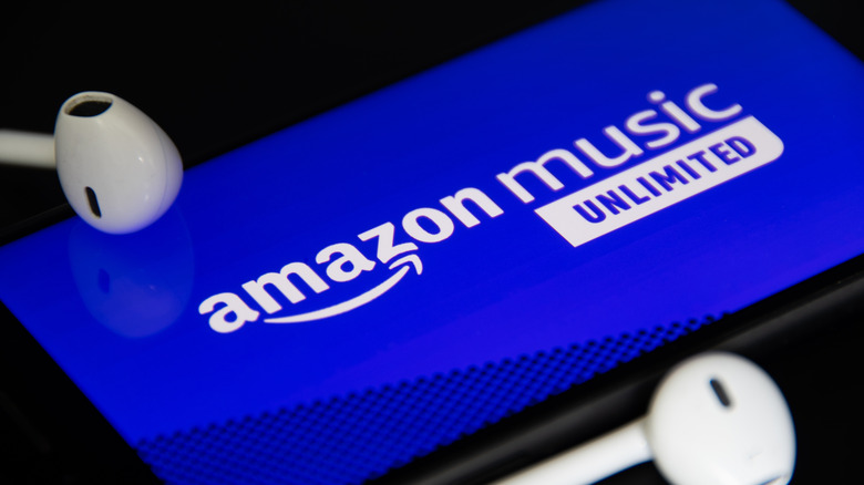 amazon music unlimited on iphone with earbuds