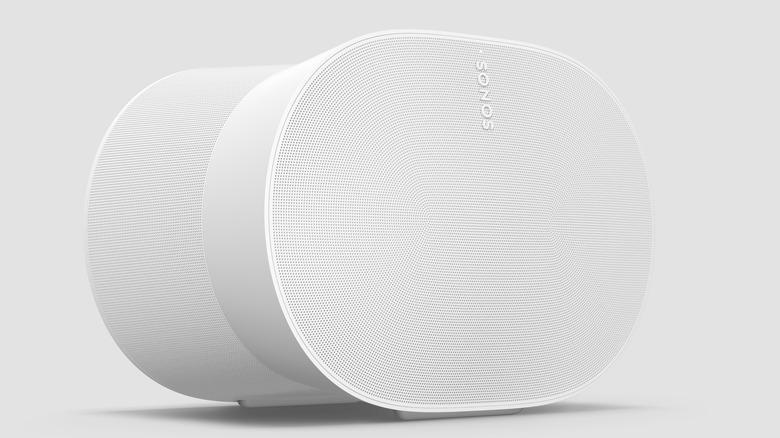 white sonos era 300 speaker