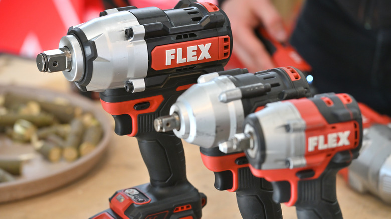 Flex tools on display