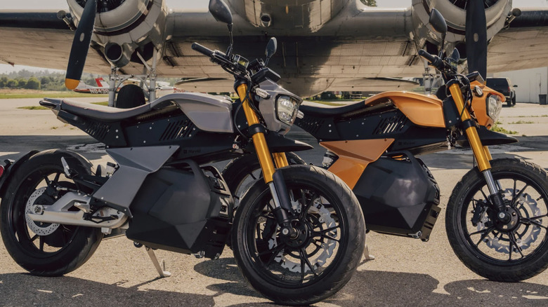 Ryvid electric motorcycles.