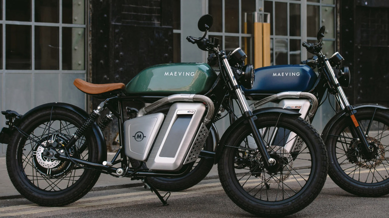 Maeving electric motorcycles.