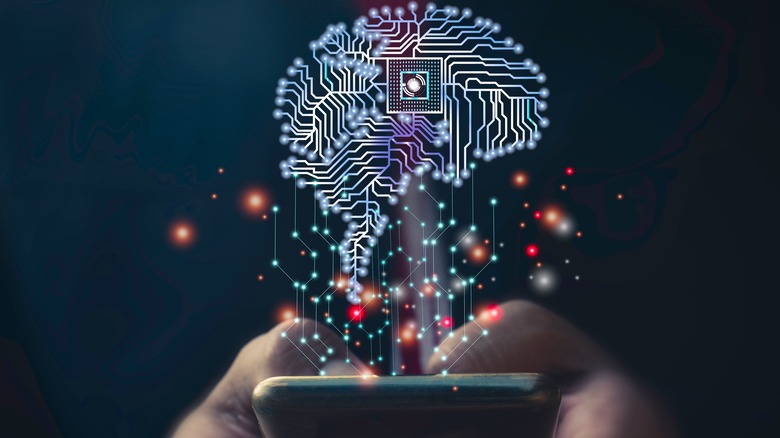 Brain projecting from a smartphone