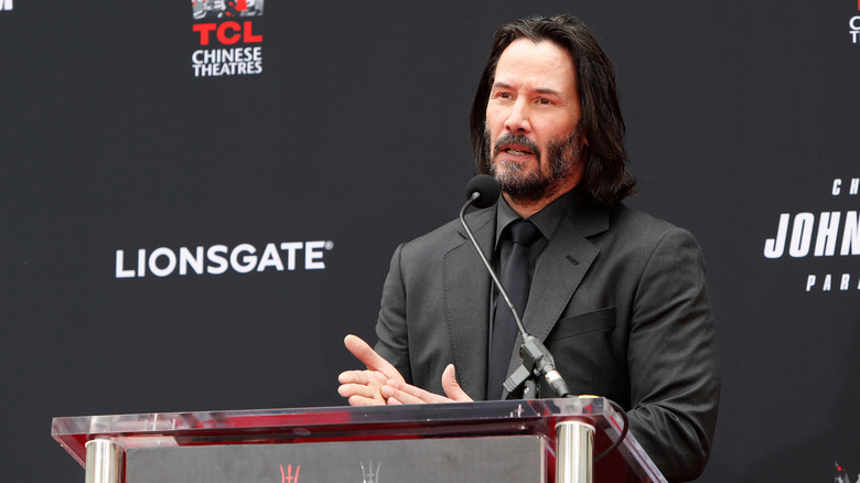 Keanu Reeves speaking