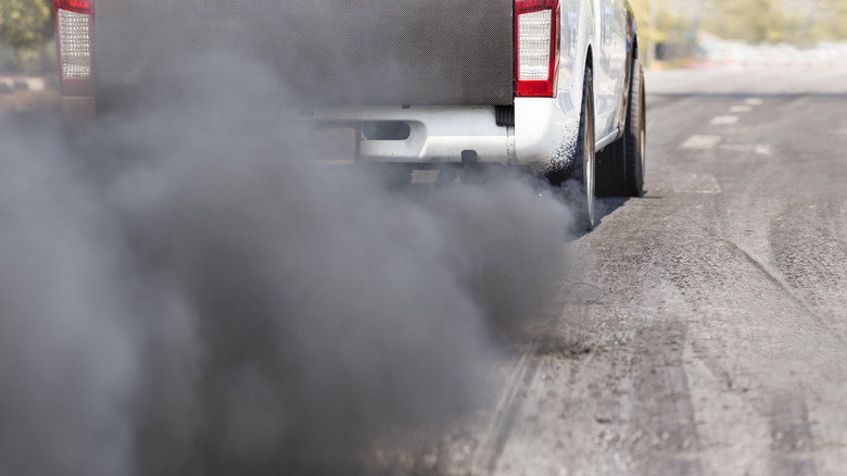 smoke and exhaust