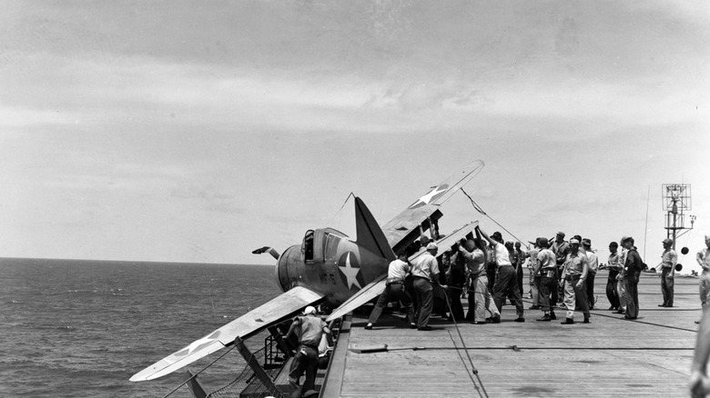brewster buffalo aircraft carrier