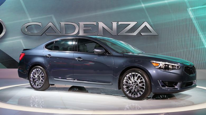 Kia Cadenza on display