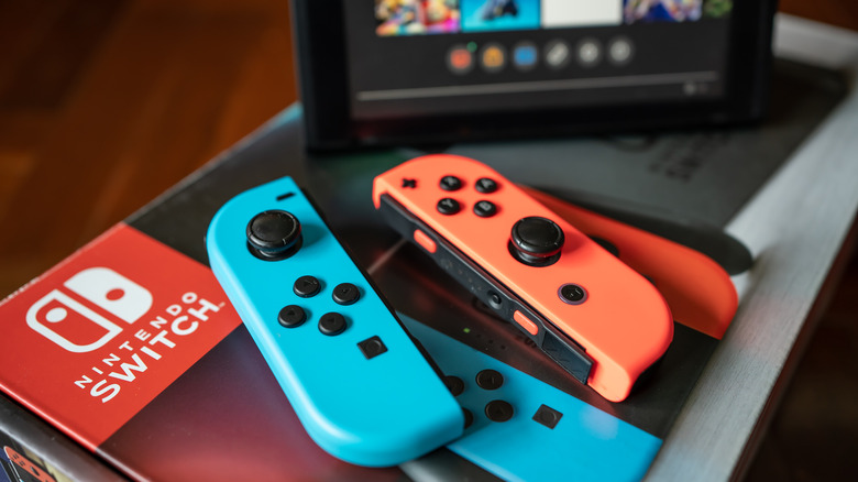 Nintendo Switch with joycons