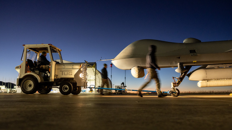 a Reaper with U.S. CBP