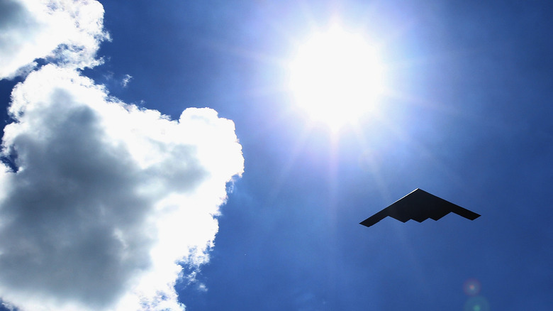 the B-2 stealth bomber
