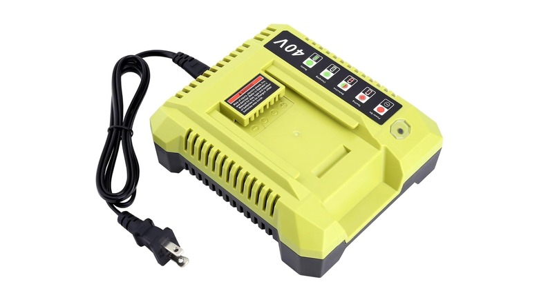 An unofficial charger for Ryobi 40V batteries.