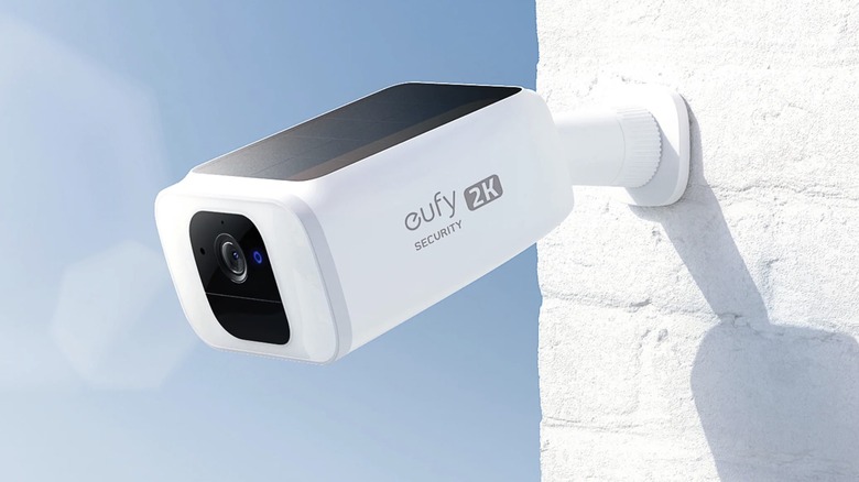 A Eufy security camera