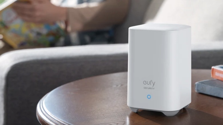 An Eufy security apparatus.