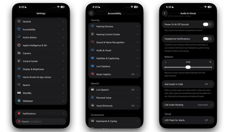 Tweaking AirPods audio balance