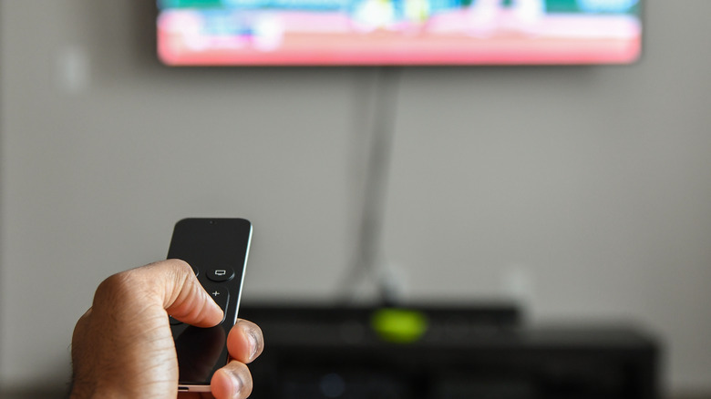 using Apple TV remote