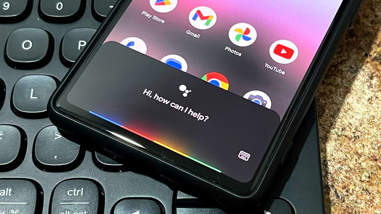 Google Assistant on a smartphone screen