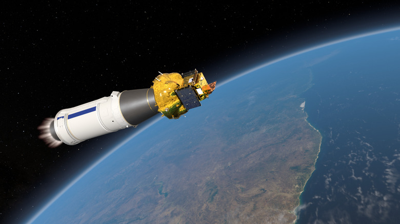 an artist's impression of SMILE delivered to space