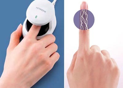 Hitachi Introduced Biometric Finger Vein Reader