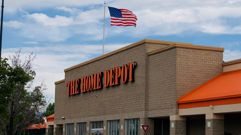 Exterior of Home Depot store