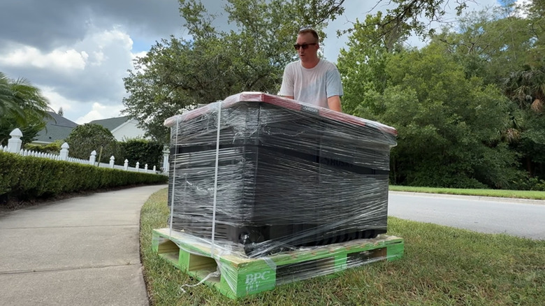 Home Depot arrival new 170 gallon storage bin