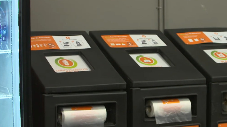 Home Depot battery recycling bins