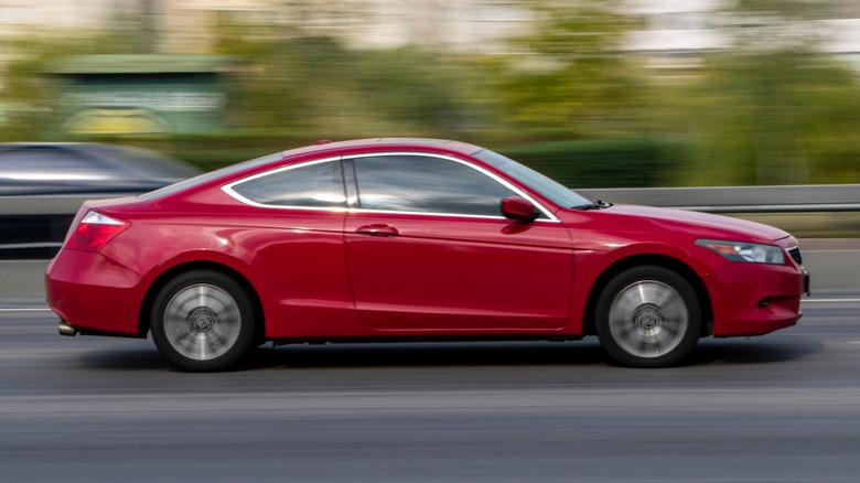 Honda Accord Coupe in red