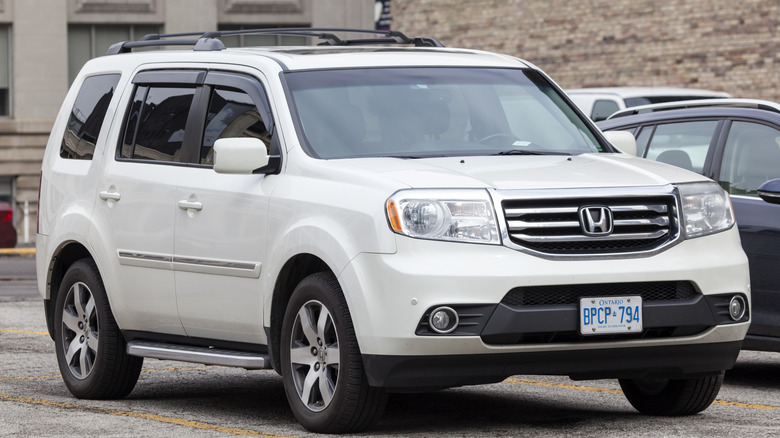Honda Pilot parked