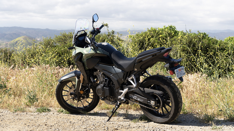 Honda CB500X rear three quarters