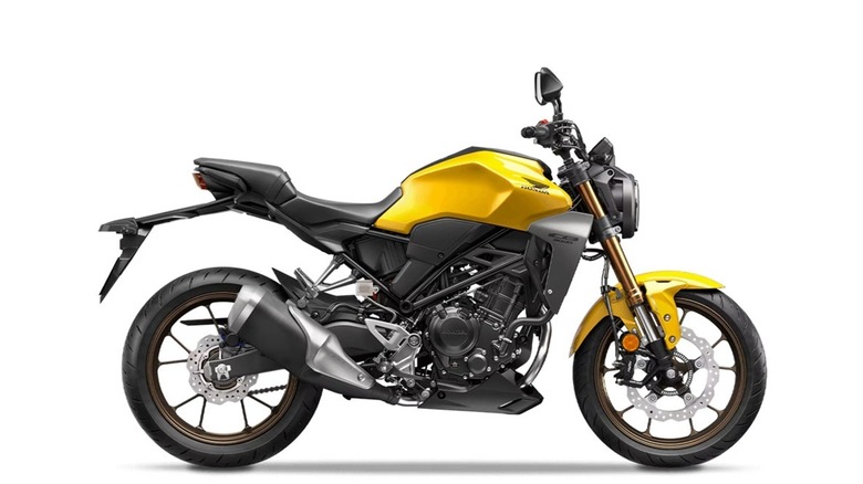 The 2025 Honda CB300R is a Naked version of the discontinued CBR300R Sportbike.