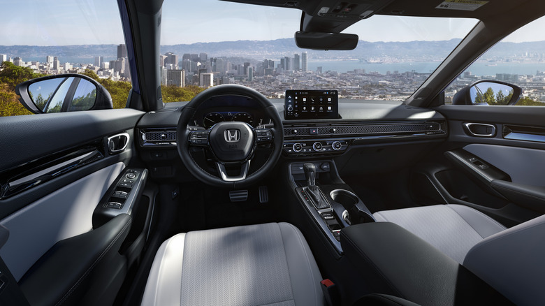 2025 Honda Civic Sport Touring sedan interior