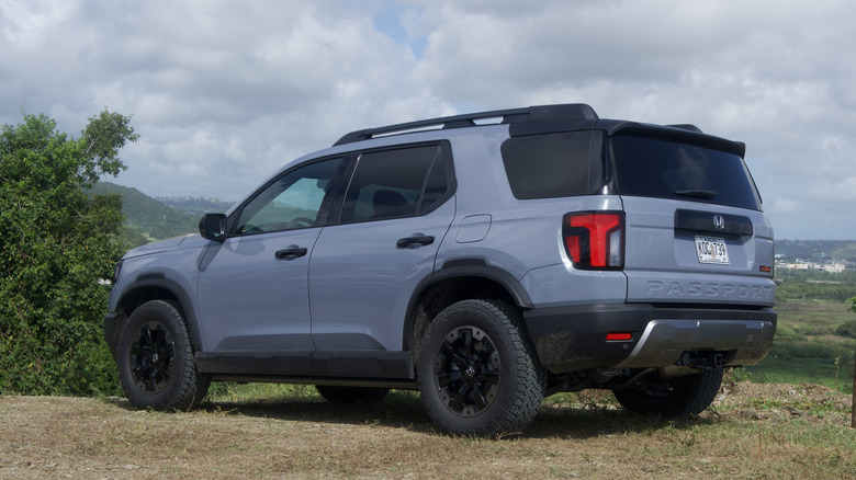 Honda Passport Trailsport on a mountain