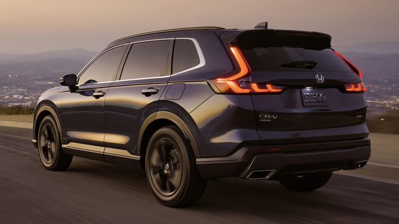 2024 Honda CR-V driving road