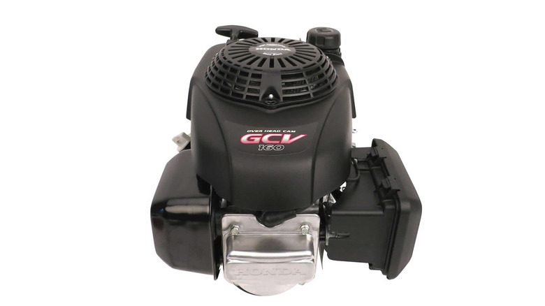 Honda GCV160 engine on plain background