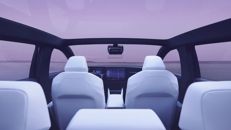 interior of Honda 0 SUV