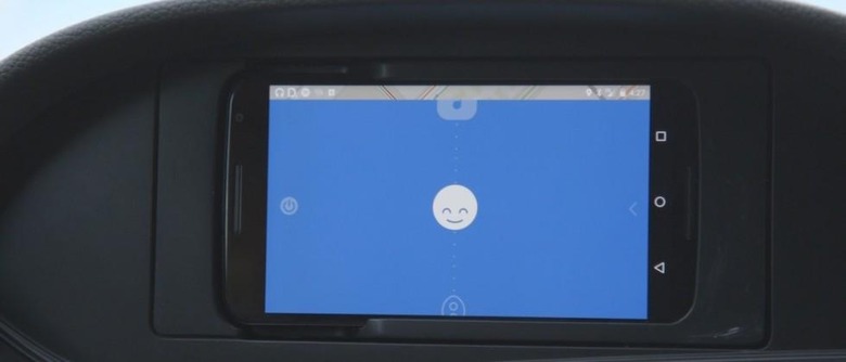Honda navigation concept plugs a phone right into the dashboard