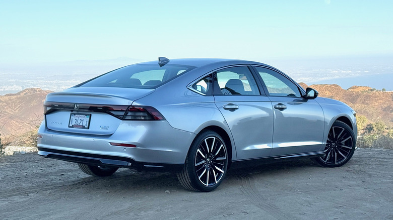 2026 Honda Accord parked on a hillside