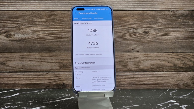 Geekbench scores