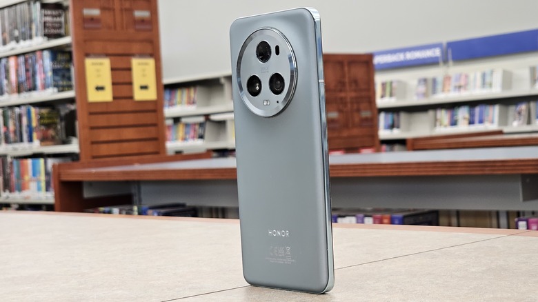 Phone on a table