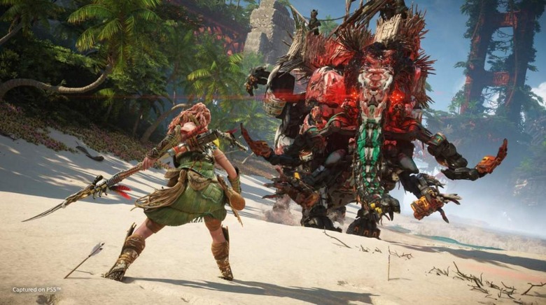 The first Horizon Forbidden West PS4 gameplay footage has been released