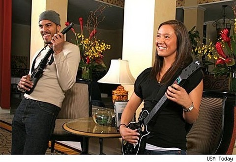 Hotels offer Guitar Hero