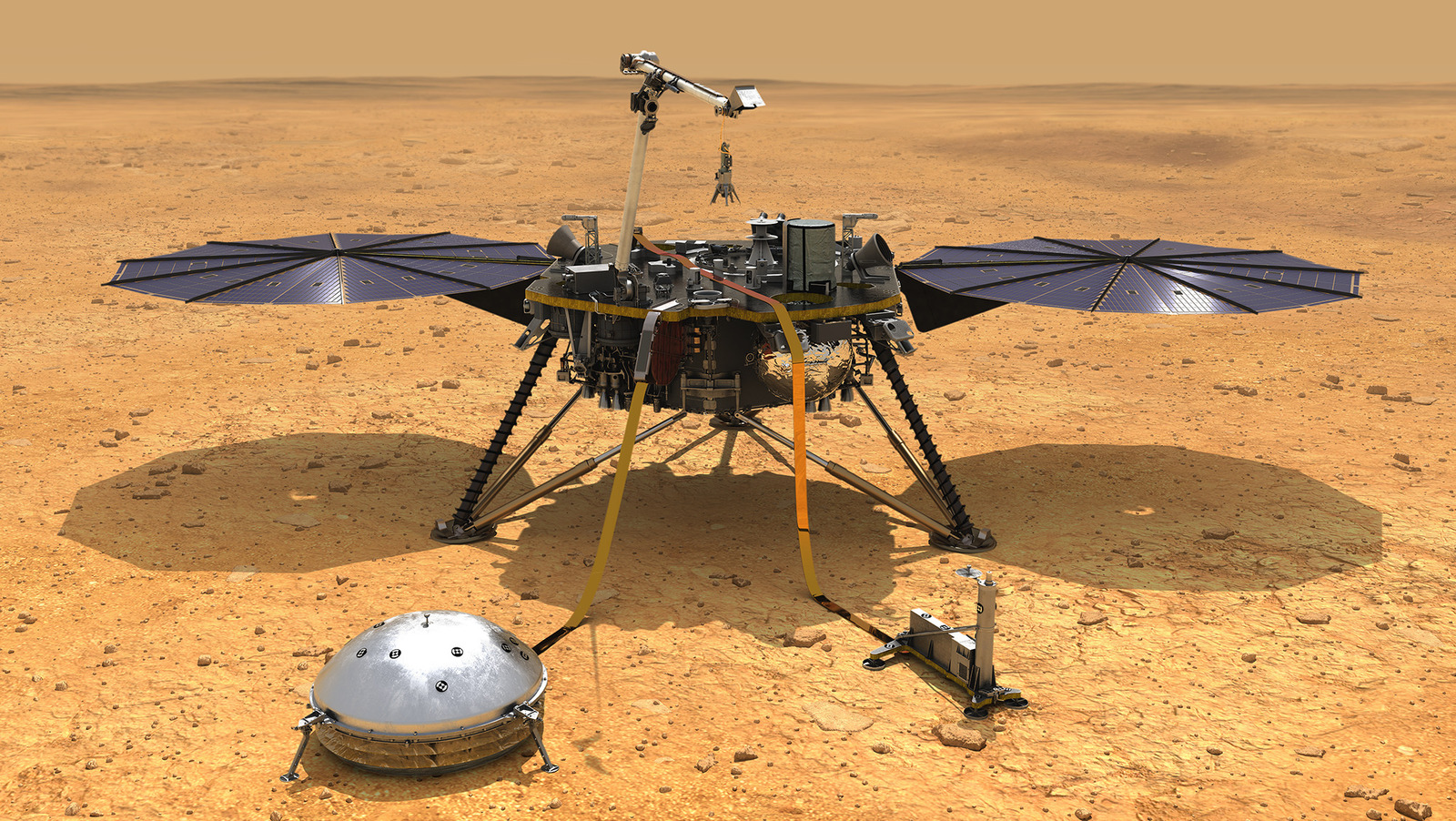 How a nasa lander heard its first meteoroid impact