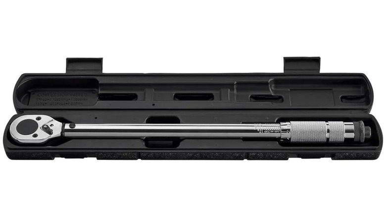 The Pittsburgh 1/2-inch drive torque wrench from Harbor Freight.
