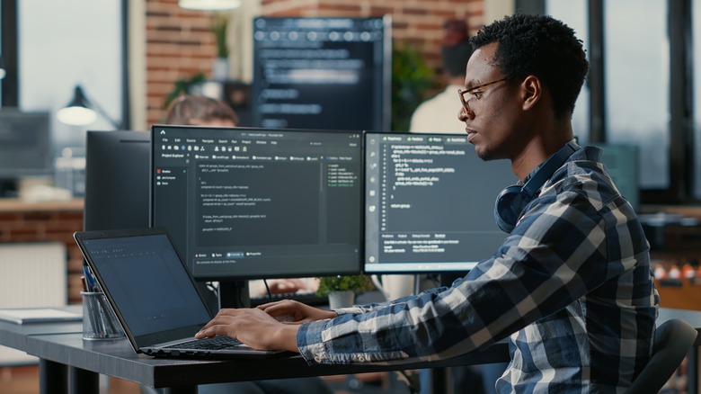 researcher developing machine learning tools