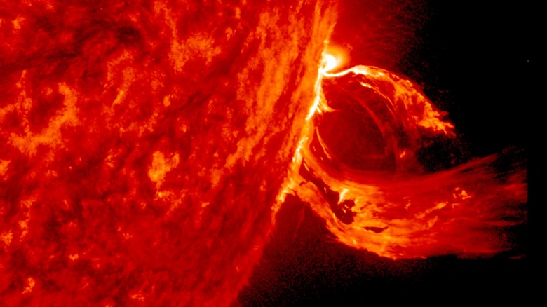 A coronal mass ejection recorded in 2015
