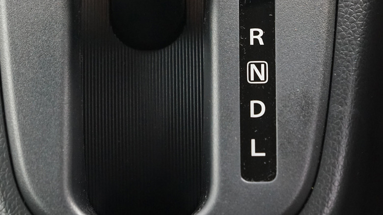 Automatic shift lever symbols
