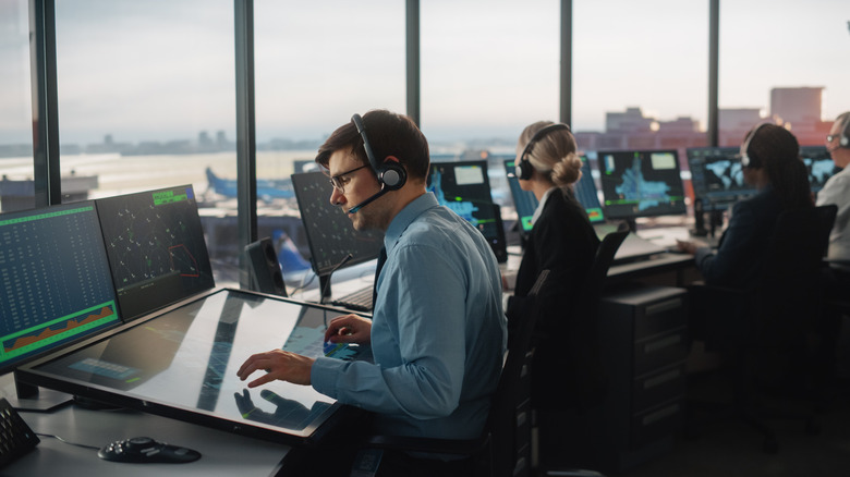 Air traffic control team