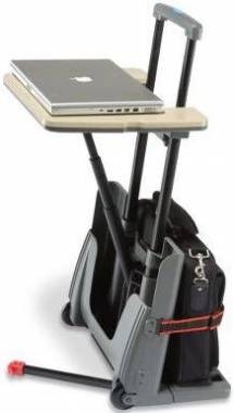 Rolling Luggage Cart and Desk