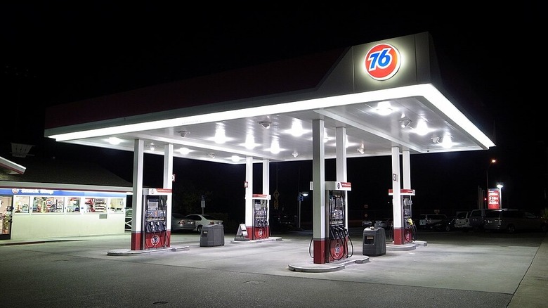 Modern Union 76 gas station.